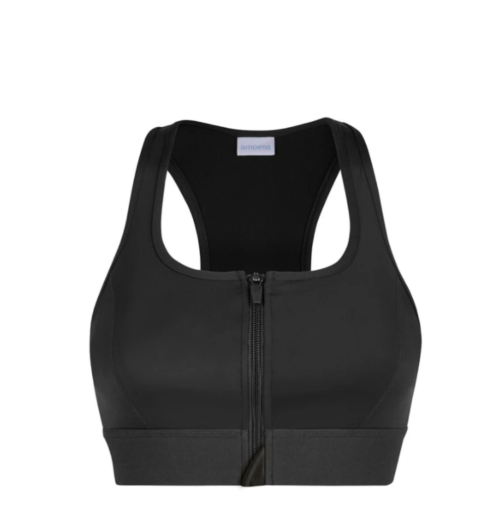Amoena Gloria Front Zipper Sports Bra, NWOT